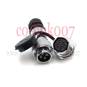 4PIN Waterproof Connector, WS20 IP67 Industrial Aviation Electric Auto Connector - Picture 1 of 7