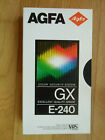 #5,  8 Stck VHS-Cassetten AGFA GX E-240