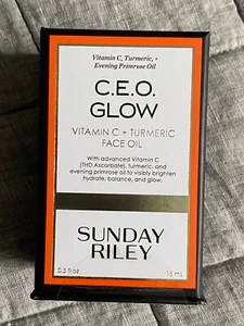 Sunday Riley CEO Glow Vitamin C And Turmeric Face Facial Oil Brightening 15ml - Picture 1 of 6