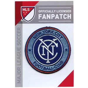 Camiseta deportiva bordada de la MLS con cresta del equipo de fútbol de la ciudad de Nueva York FC - Imagen 1 de 1