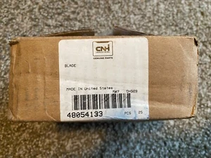 Lot of 25 - CNH Industrial 14-Deg CW Knife Blade 48054133 New Holland NEW - Picture 1 of 4