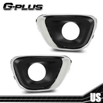 Fog Light Trim Fit For 14-17 Jeep Compass Set of 2 Driver & Passenger Side Foto 1 de 4