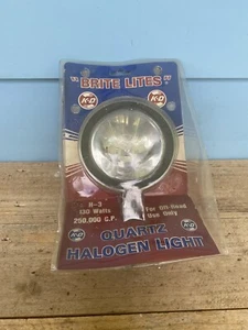 1 New Old Stock KD Chrome Bullet Head Off Road Quartz Halogen  Light-Jeep RV - Picture 1 of 6