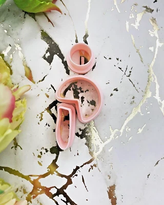 Organic triple shape 55 mm polymer clay cutter - Image 1 of 2