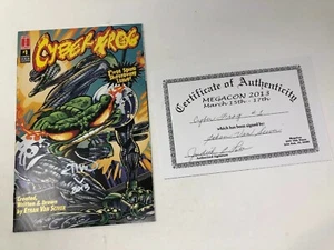 Cyberfrog Issue #1 Ethan Van Sciver Harris Comics 1996 Signed Autographed + CoA - Picture 1 of 12