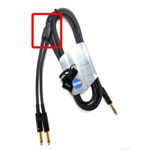 PROEL CHLP210LU5 cavo audio insert jack stereo+2 jack mono 6.3mm yongsheng 5 mt - Picture 1 of 2