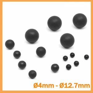 Nitrile Rubber Balls 4mm 4.5mm 4.76mm 5.3mm 6mm 7mm 8mm 9mm 10mm 12mm 12.7mm - Picture 1 of 9