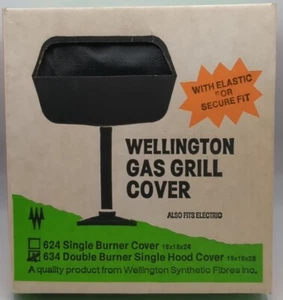 NOS Wellington Gas Grill Cover 634 Double Burner Single Hood Cover 19x18x28 NEW - Picture 1 of 4