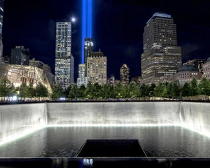 911 Never Forget 9/11 SEPTEMBER 11 TRIBUTE IN LIGHT Publicity Photo 8x10 06 - Picture 1 of 1