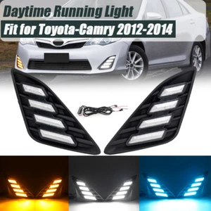 PARA 2012-2014 Toyota Camry L LE XLE parachoques delantero luces antiniebla lámpara + interruptor de cableado - Imagen 1 de 18