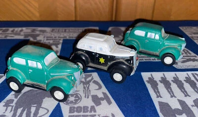  Dick Tracy - Lote de 3 Plástico - Paquete de tracción - Coches de fricción - Aplausos Disney  Foto 1 de 4