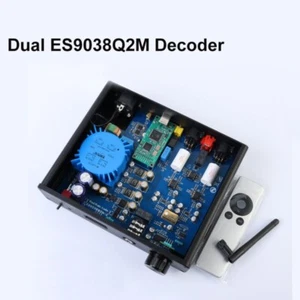 Dual ES9038Q2M Decoder Bluetooth Empfänger XLR symmetrisch DAC Kopfhörer Verstärker LDAC USA - Bild 1 von 7