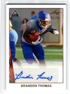 2021 Leaf Memories '90 AUTO Bronze #BABT1 Brandon Thomas /99