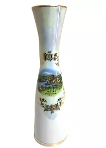 M&K Vintage Porcelain 6" Bud Vase made in Hallerstein Bavaria Western Germany - Picture 1 of 7