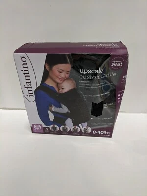 Высококлассная настраиваемая детская переноска Infantino, черная, один размер - Изображение 1 из 2