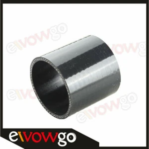 2.75" inch 70mm ID Straight Hose Turbo Silicone Coupler Pipe 3 Ply Black - Picture 1 of 3