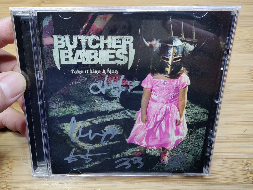 Take It Like a Man - Audio CD By BUTCHER BABIES - VERY GOOD Rare, Signed!  - Image 1 of 4