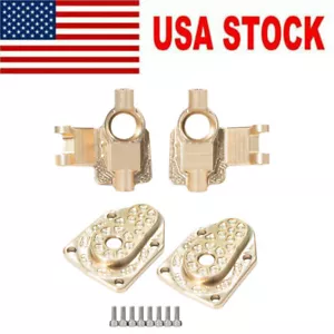 Brass Steering Cup Knuckles Housing Portal Covers for 1/18 Axial UTB18 Capra RC - Picture 1 of 13