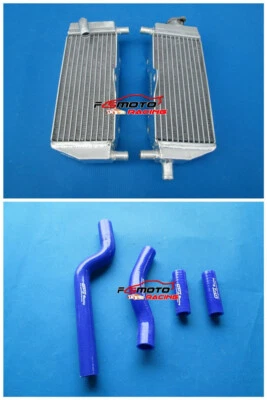 Radiador + Mangueira Para Yamaha YZ250 1996-2001 YZ 250 1997 1998 1999 2000 Alumínio - Imagem 1 de 4