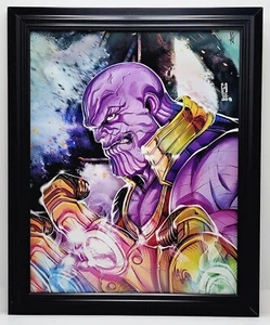 Framed Autographed Art Print "End Game" by Anthony Goodsell 1182/2500-FM1 - Picture 1 of 3