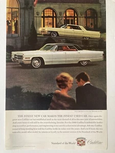 Pubblicità Stampa Cadillac Berlina De Ville 1966 - Foto 1 di 2