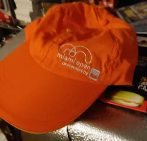 Miami Open 2024 Orange Color Tennis Hat Limited Edition. Brand New 2 kinds - Picture 1 of 7