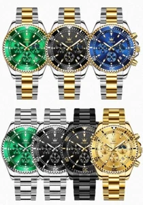 OLEVS Original Edelstahl Armbanduhren - Bild 1 von 38