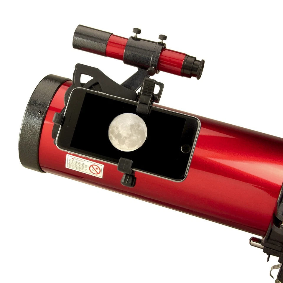 Carson RedPlanet 45-100x114mm Newtonian Reflector Telescope, Red, RP-300SP - Image 1 of 1