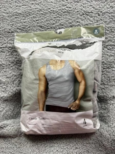 Goodfellow & Co Camisetas sin mangas para hombre Gris medio Clásicas Tanques Paquete de 4 suaves elásticas Nuevas - Imagen 1 de 6