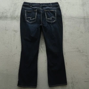 Silver Jeans Women's Size 18 Blue High-Rise Avery Slim Boot Denim 30.5" Inseam - Picture 1 of 16