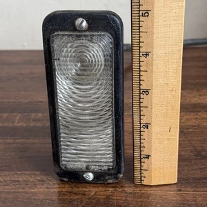 Vtg International Harvester Scout DU-51 Parking Marker Guide Light Glass Lens - Picture 1 of 7