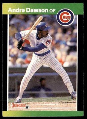 1989 Donruss Baseball's Best Andre Dawson Chicago Cubs #4 - Image 1 of 2