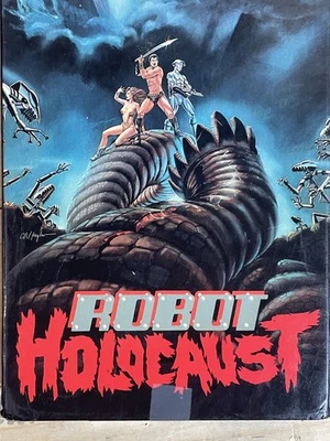 Robot Holocaust 1987 original VHS rare HTF Wizard Video Cult Collectors RENTAL - Image 1 of 4