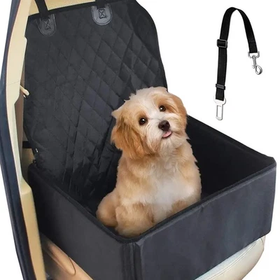 Pet Dog Waterproof Travel Hammock Pad Mat Cover Front Back Car Seat Booster - Image 1 of 3