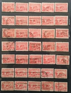 Bulk Stamps Australia 2d Red Sydney Harbour Bridge ×35 Good/Fine Used Free Post - Picture 1 of 1