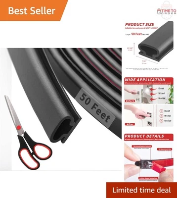 Sello de puerta autoadhesivo de goma para aislamiento grande... Foto 1 de 4