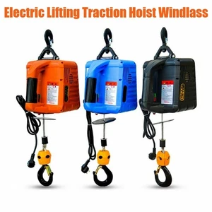 Electric Winch Electric Lifting Traction Hoist Windlass Electric Hoist Portable - Picture 1 of 31