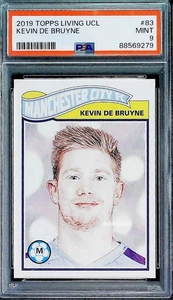 2019 Topps The UCL Living Set #83 Kevin de Bruyne Manchester City MINT PSA 9 - Picture 1 of 2