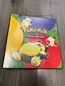 Pokemon TCG 1999 Wizards Of The Coast WOTC Snorlax Pokémon 3-Ring Binder Folder - Picture 1 of 7