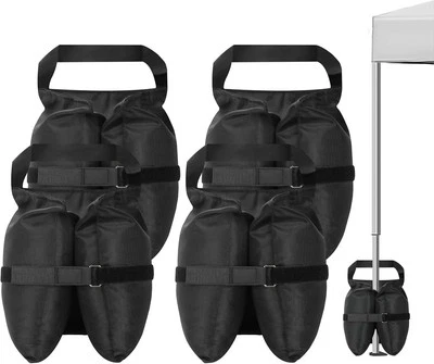 BRANDED Sturdy Heavy Duty Sand Bags Canopy Weights(120lbs) Set of 4, 420D Oxford Pop Up