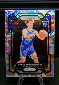 Brandin Podziemski 2023-24 Panini Prizm Cracked Ice Prizm (RC) #147 - Bild 1 von 2