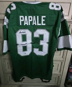 Vince Papale / Autographed Philadelphia Eagles Custom Jersey / AWM Certified - Picture 1 of 4