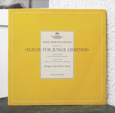 Hans Werner Henze -  Elegie für junge Liebende   White Label Promo Lp  unplayed - Bild 1 von 4