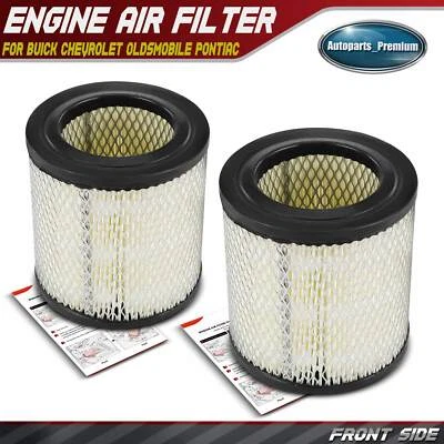 2x Filtro de Ar do Motor para Buick Century Regal Chevrolet Camaro Oldsmobile Pontiac - Imagem 1 de 4