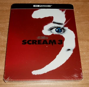 Scream 3 (Scream 3) Steelbook 4K UHD Nuevo Sellado Terror - Imagen 1 de 5