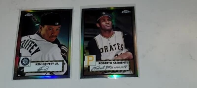 2021 Topps Chrome Platinum Anniversary Ken Griffey Jr Refractor #493 + bonus!  - Image 1 of 4