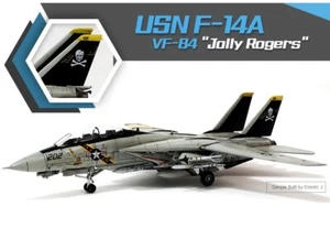 [NEW] 1/144 USN F-14A VF-84 JOLLY ROGERS AIRFORCE PLAMODEL DIORAMA ACADEMY 12626 - Picture 1 of 12