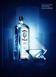 BOMBAY GIN AD #40 RARE 2002 OUT OF PRINT VINTAGE BY MARCEL WANDERS - Picture 1 of 2