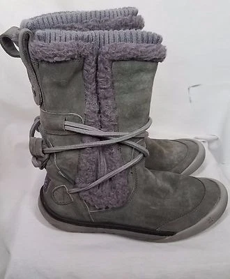 Cushe Mujer IT Boot Puño WP Bota Gris Lila Gamuza Impermeable Talla 7 Foto 1 de 4