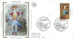 2006-FDC.Enveloppe soie 1°jour-Mozart-La Flute Enchantée-Opéra-Yv.3922 - Foto 1 di 1